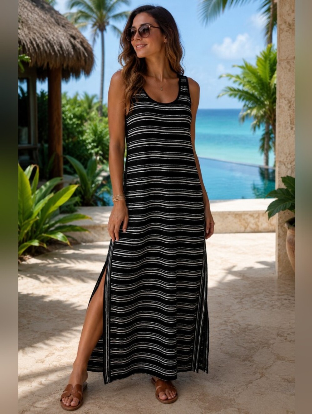 Max Studio Maxi Dress Size XL